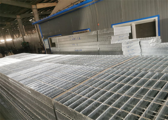 1000x6000mm 코로우젼 프로텍션을 문지르는 슬립 방지성 플랫폼 용접 스틸 철근