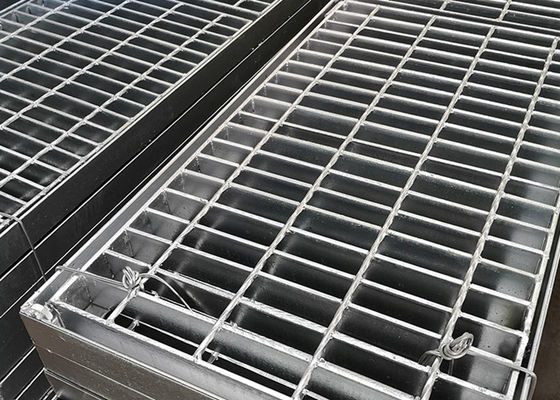 Mine Heavy 7mm Thick Galvanized Steel Bar Grating Q345 Strong Bearing Capacity