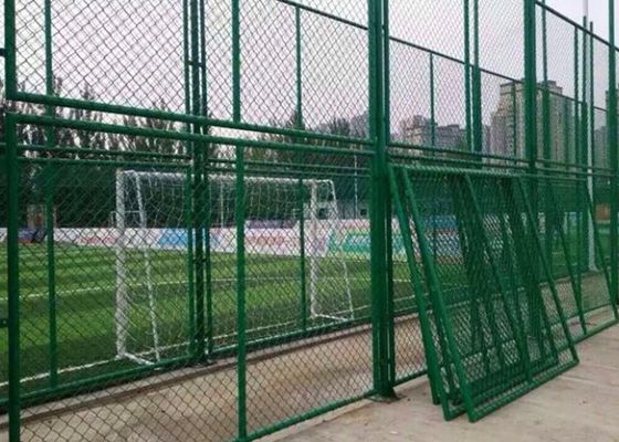 우호적인 환경적인 뜨거운 침지된 직류 전기로 자극된 8FT 다이아몬드 체인 링크 펜스